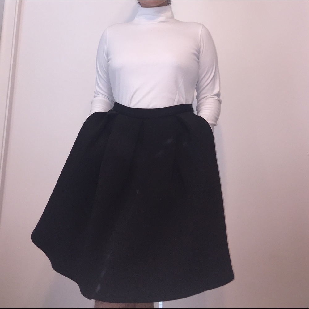 CUTE VINTAGE-STYLE KNEE-LENGTH SKIRT